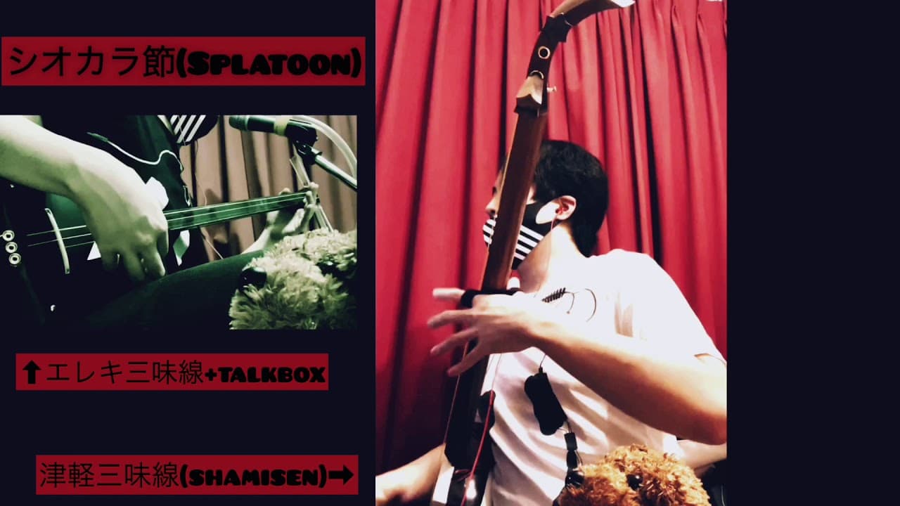 三味線弾きだけどSplatoonの「シオカラ節」演奏したよ(エレキ三味線cover)